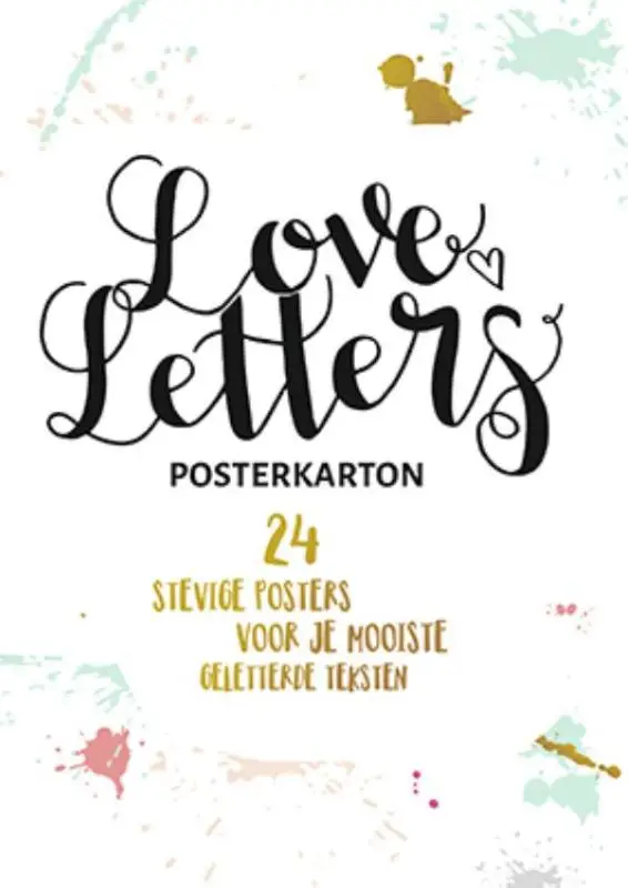 Loveletters posterkarton handletteren