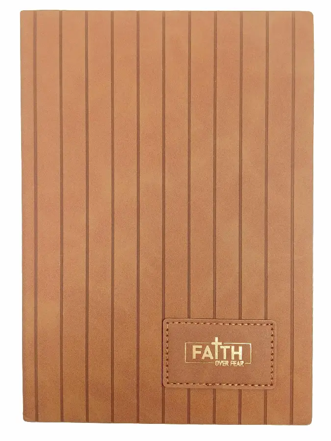 Faith over fear journal A5