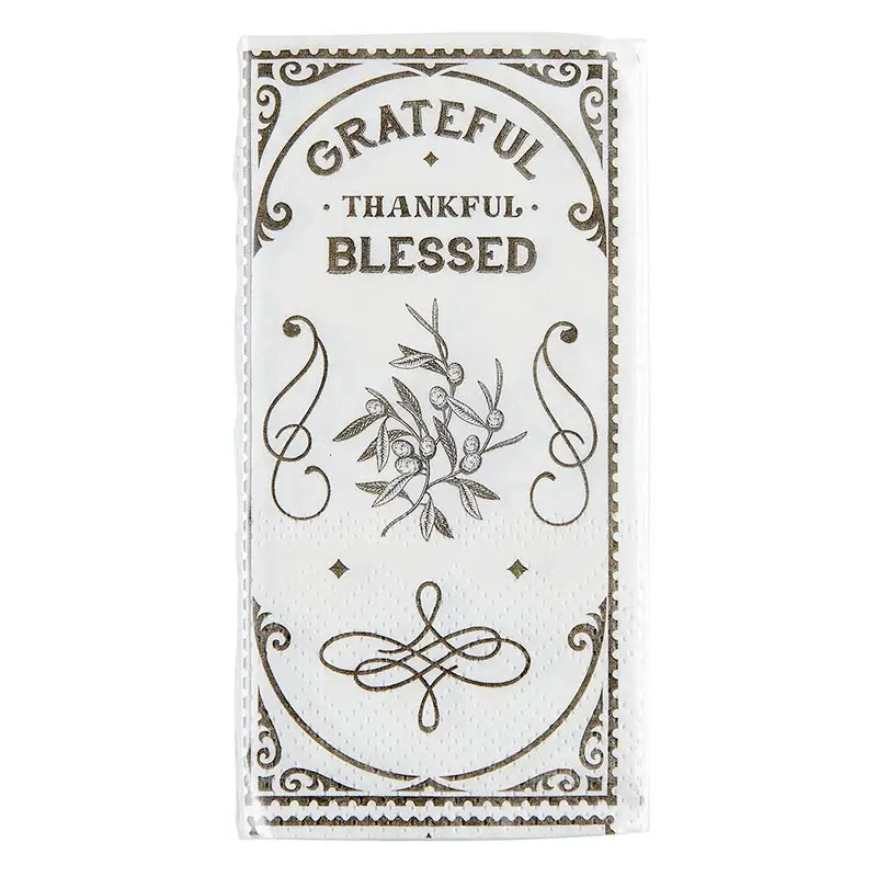 Tissues (setof4) Grateful Thankful Bless