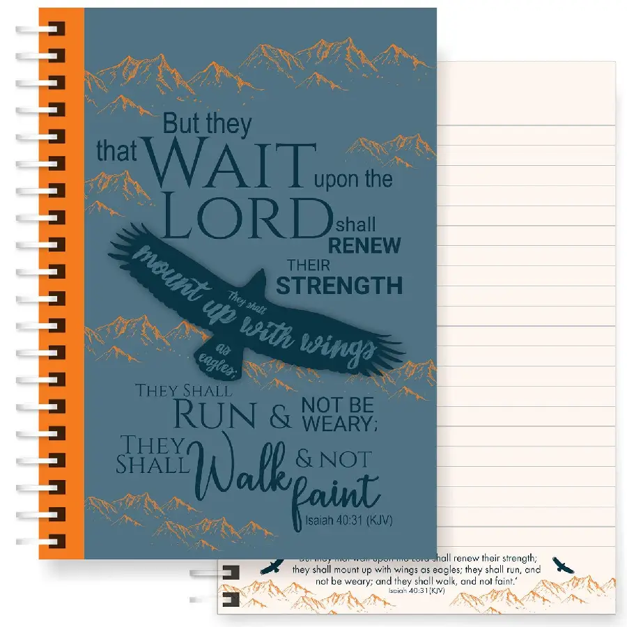 Eagles Wings A5 Christian Notebook