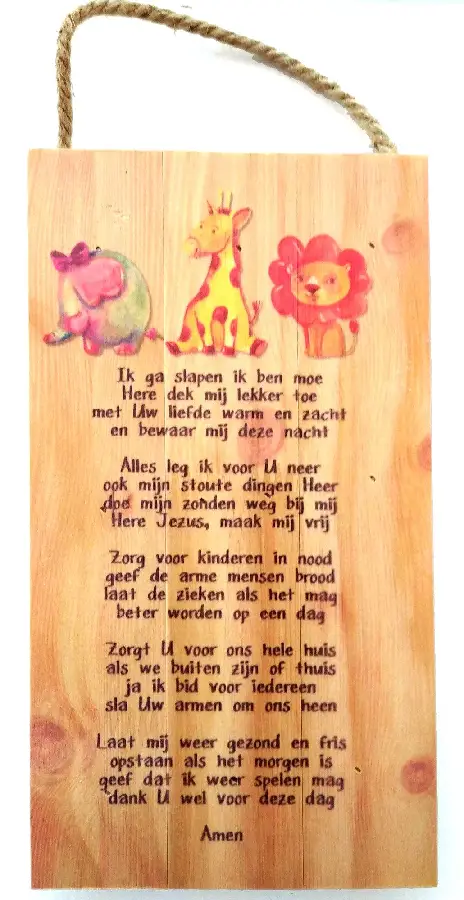 Ik ga slapen, ik ben moe