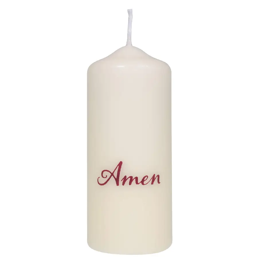 Kaars Amen 12cm